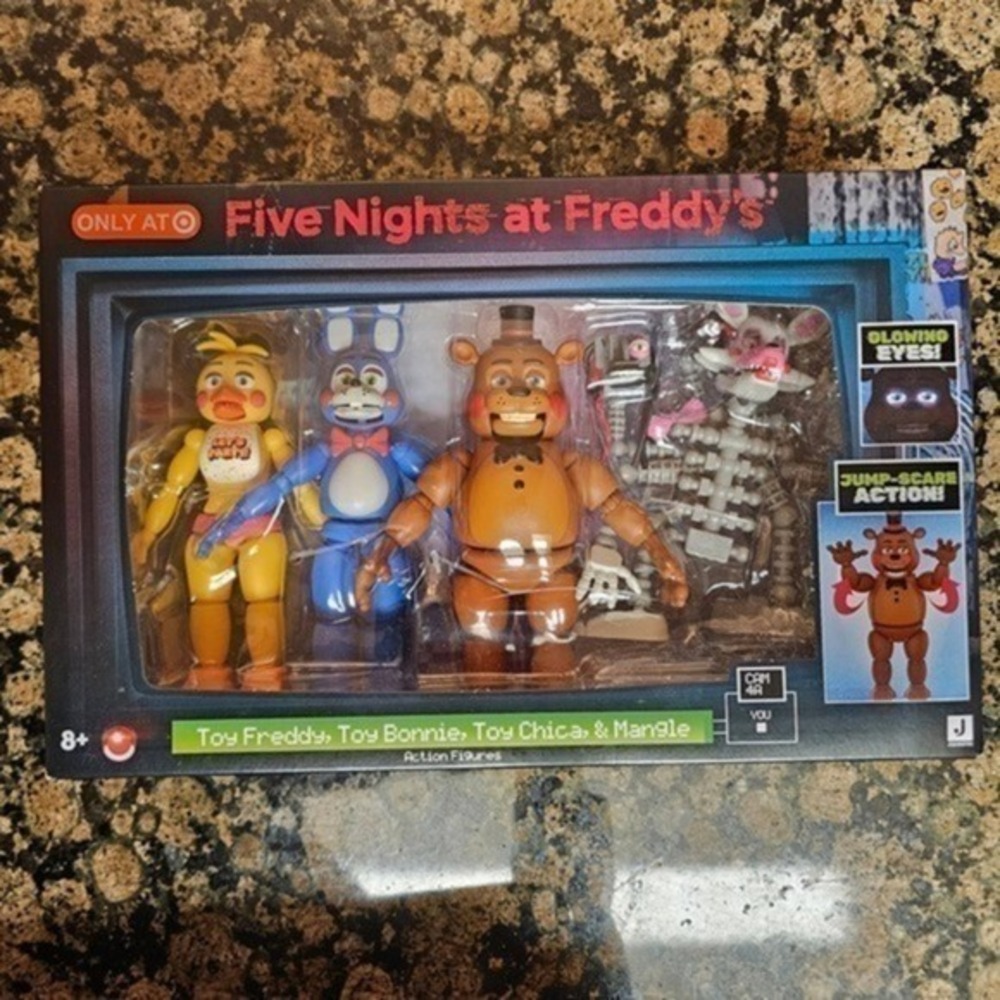 Five Nights at Freddy's Jump-Scare Action 4-Pack Figure Set Bonnie Mangle Chica